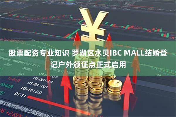 股票配资专业知识 罗湖区水贝IBC MALL结婚登记户外颁证点正式启用