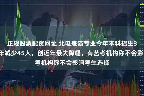正规股票配资网址 北电表演专业今年本科招生30人，较去年减少45人，创近年最大降幅，有艺考机构称不会影响考生选择